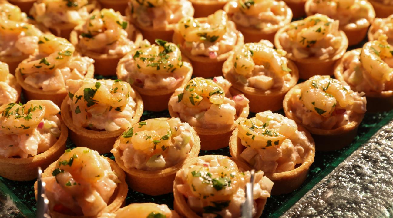 Shrimp in a puff pastry