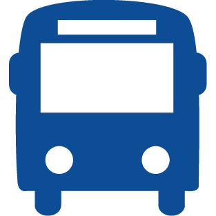 blue bus icon