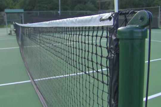 tennis courts