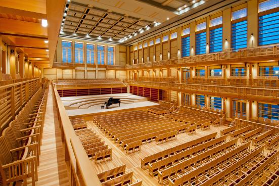 Weill Hall Theater second floor view