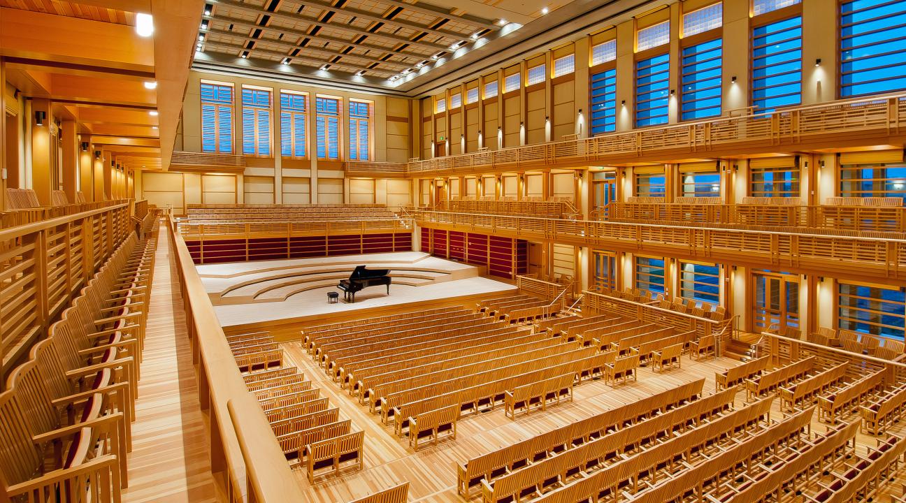Weill Hall Theater second floor view